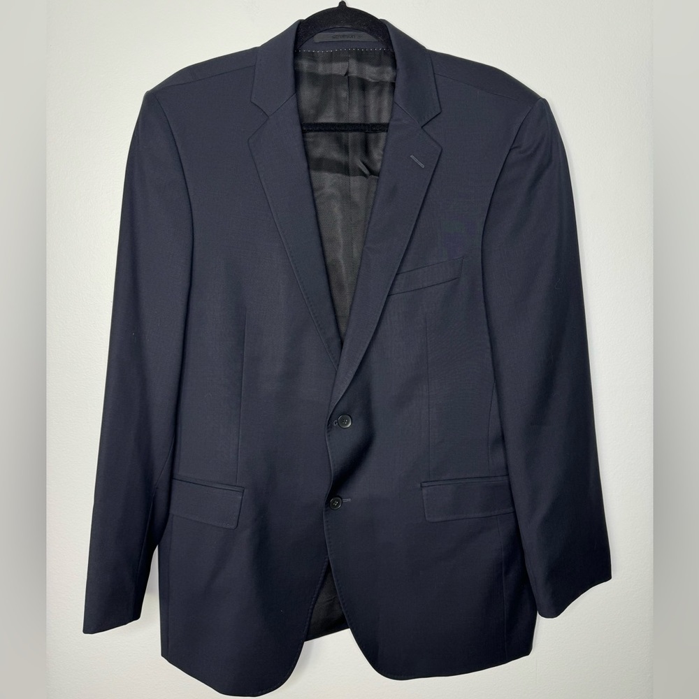 Strellson Bailey Manhattan Size 50 navy wool blazer